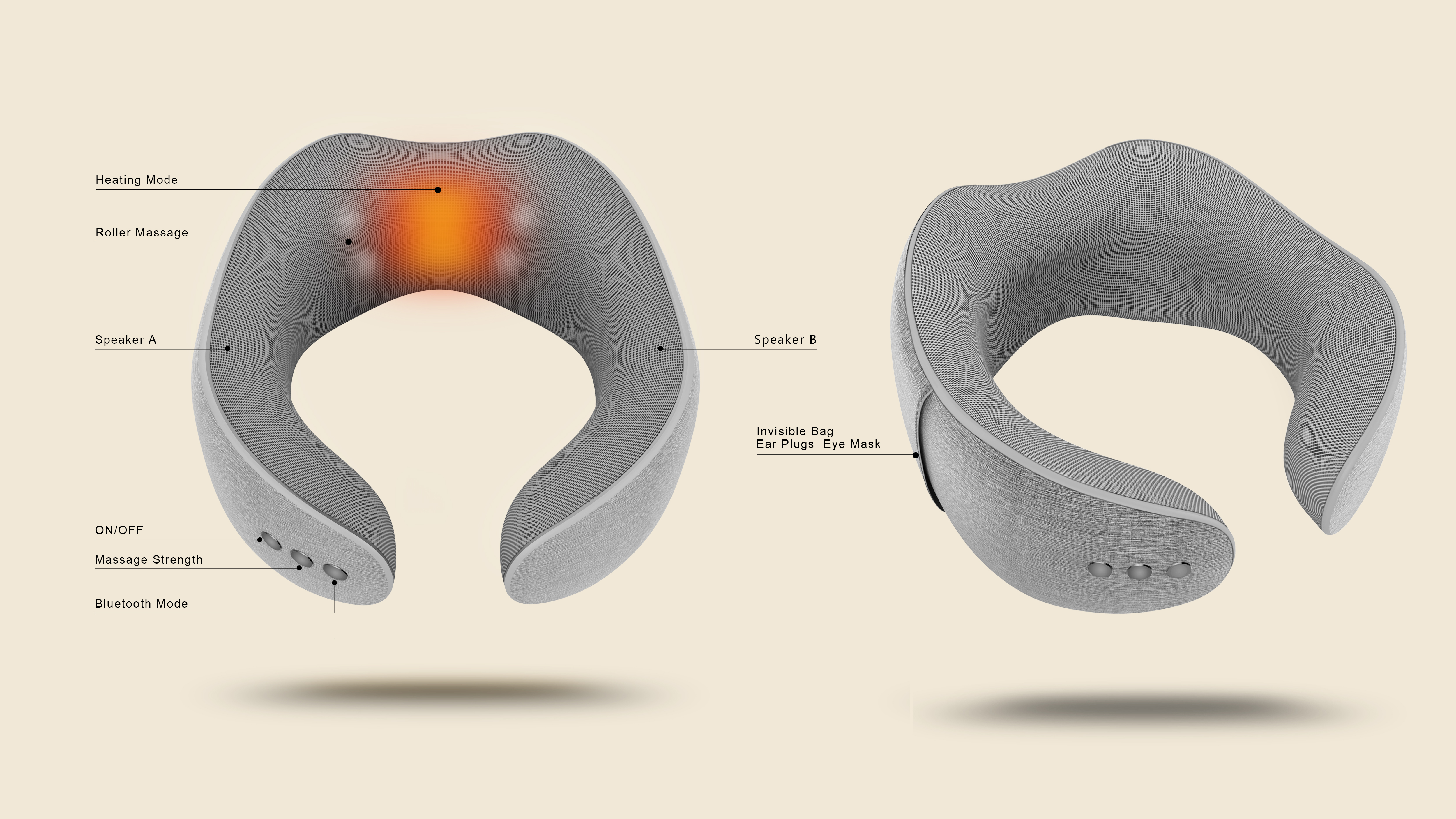 Massager，Head massage，Neck massage，neck pillow，Health products，