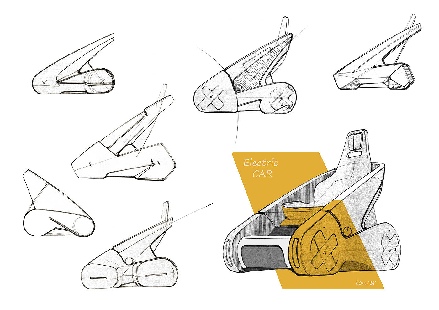 electric vehicle，conceptual design，Modeling design，