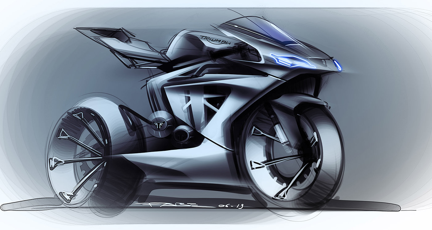 daytona电动摩托设计