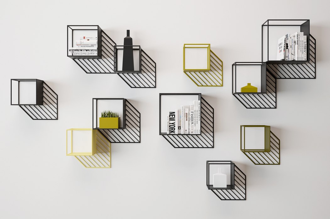 Table，Optical illusion，shadow，Metal frame，