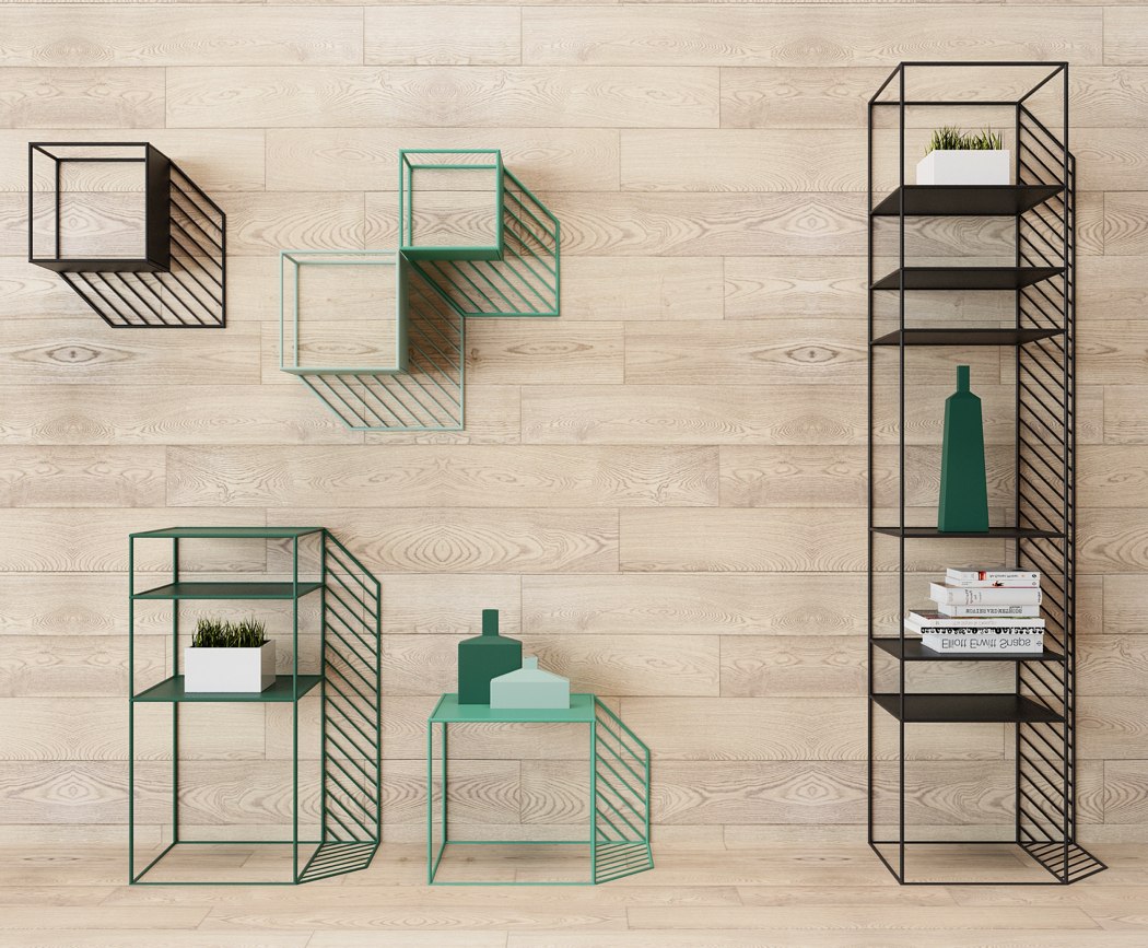 Table，Optical illusion，shadow，Metal frame，