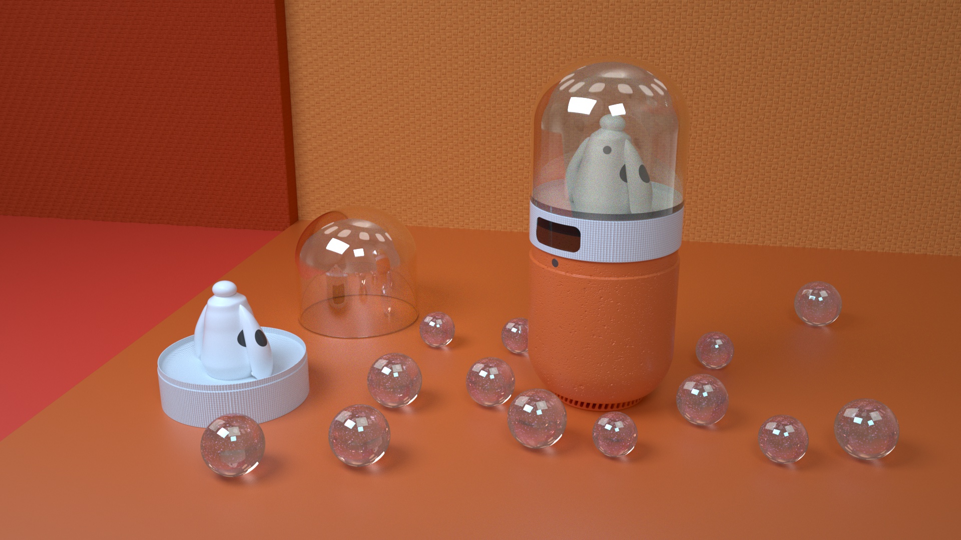 Infant products，product design，Render，Toys，capsule，lovely，Mellow，