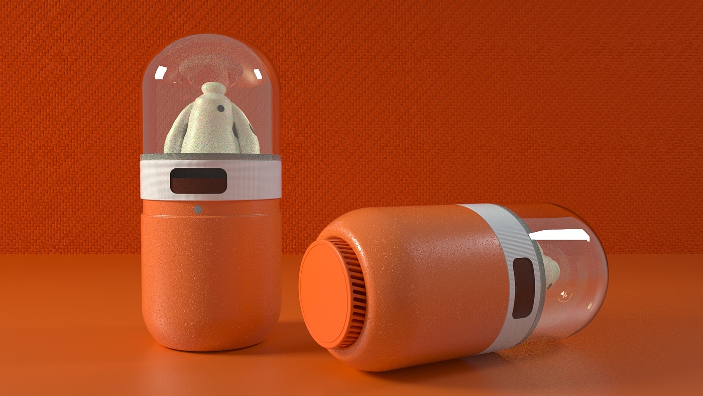 Infant products，product design，Render，Toys，capsule，lovely，Mellow，