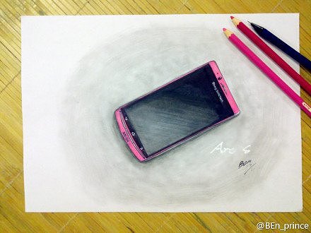 Electronics，Hand drawn，Colored lead，