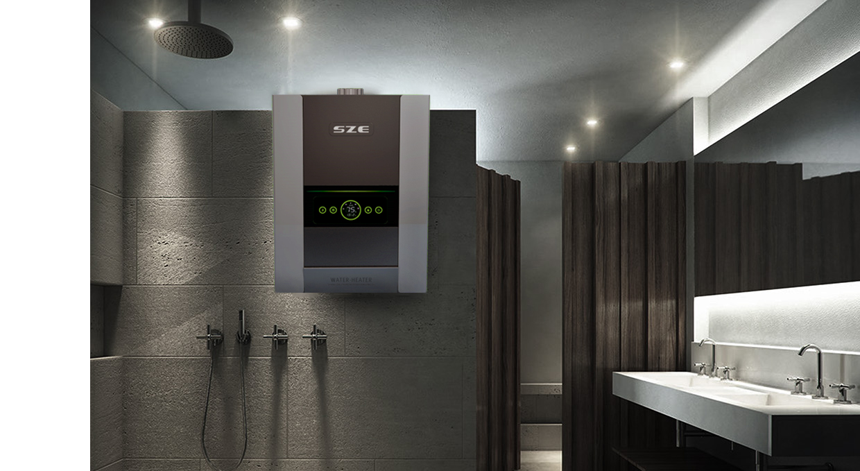 heater，Gas water heater，Bathroom design，High end products，Kitchen bathroom，