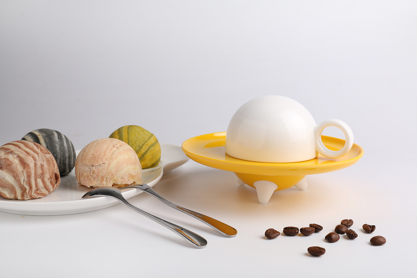 tea set，Coffee，Space，space flight，Wandering the earth，ufo，ball，