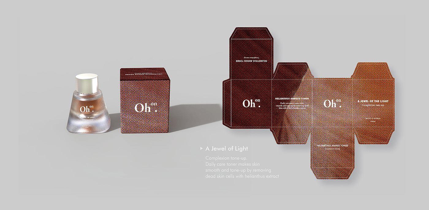 packing design，Perfume，Oh-on，