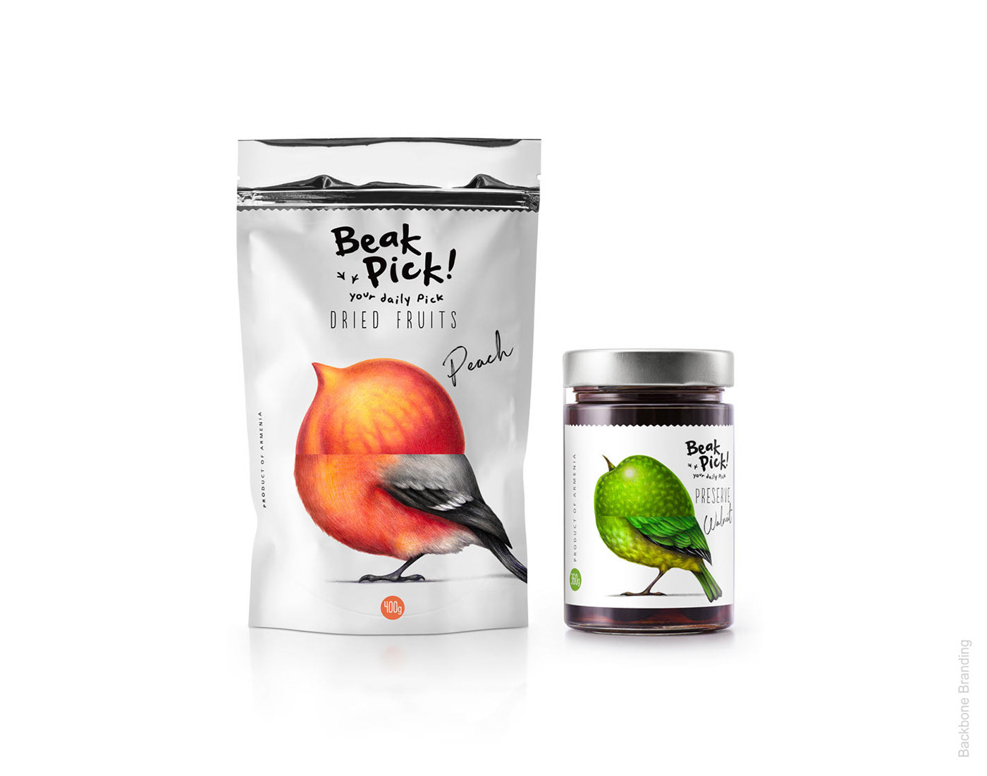Beak Pick，food，packing design，