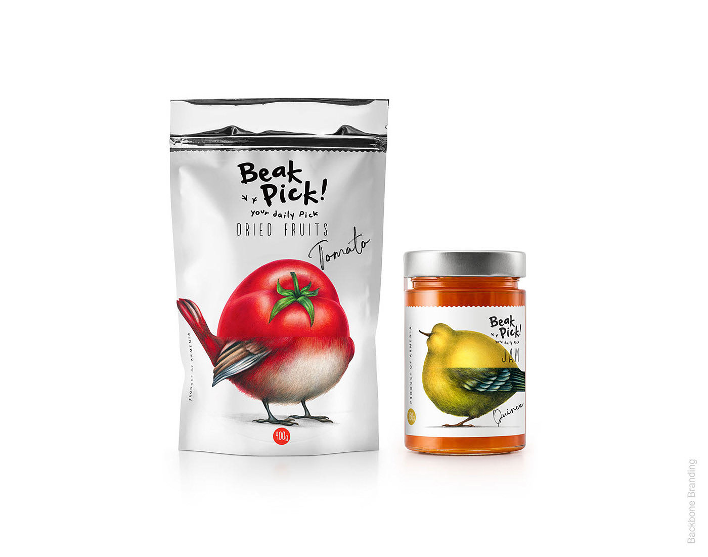 Beak Pick，food，packing design，