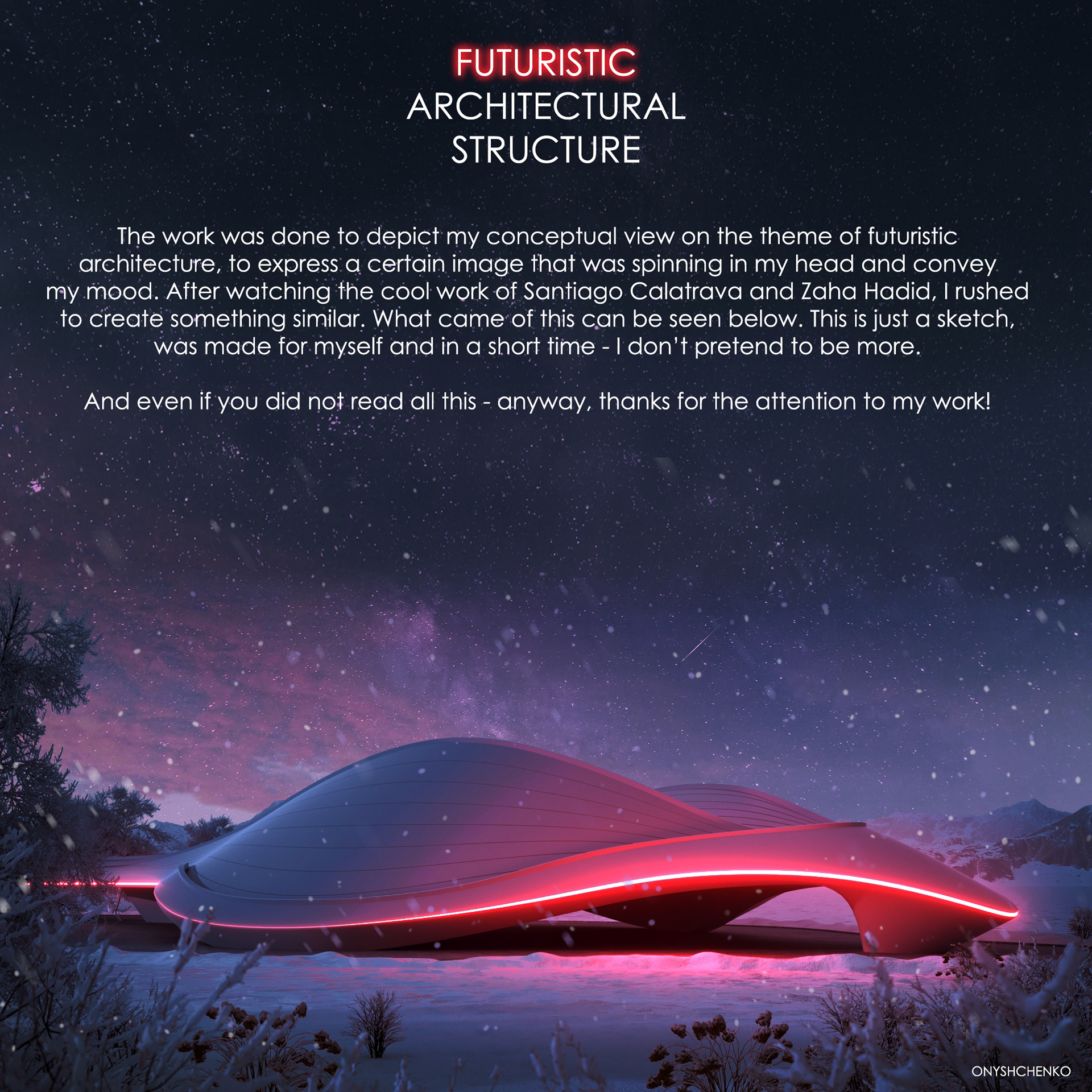 conceptual design，Architectural design，Futuristic，