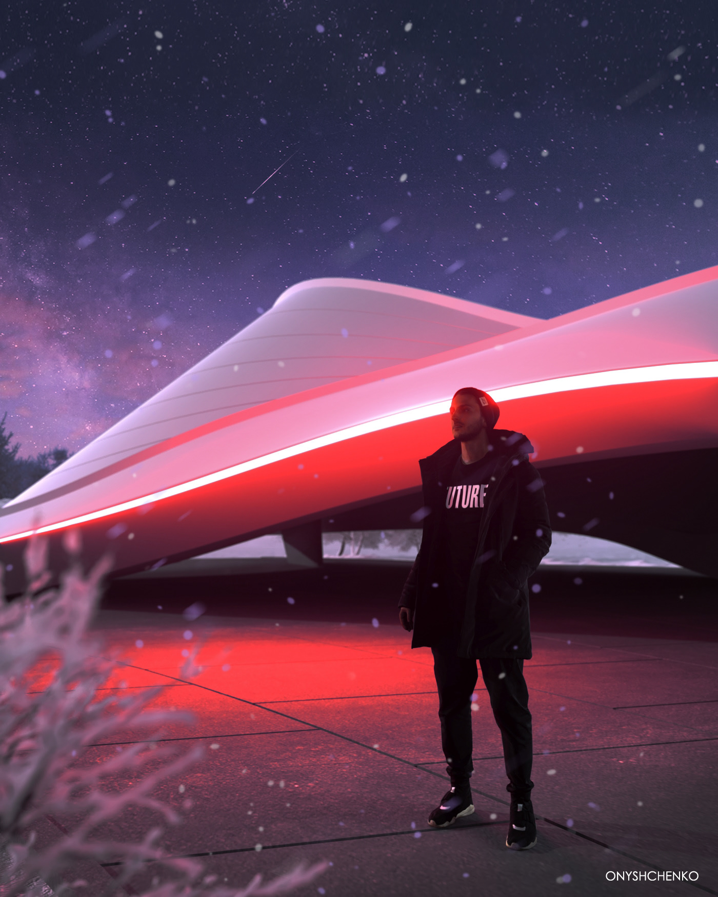 conceptual design，Architectural design，Futuristic，