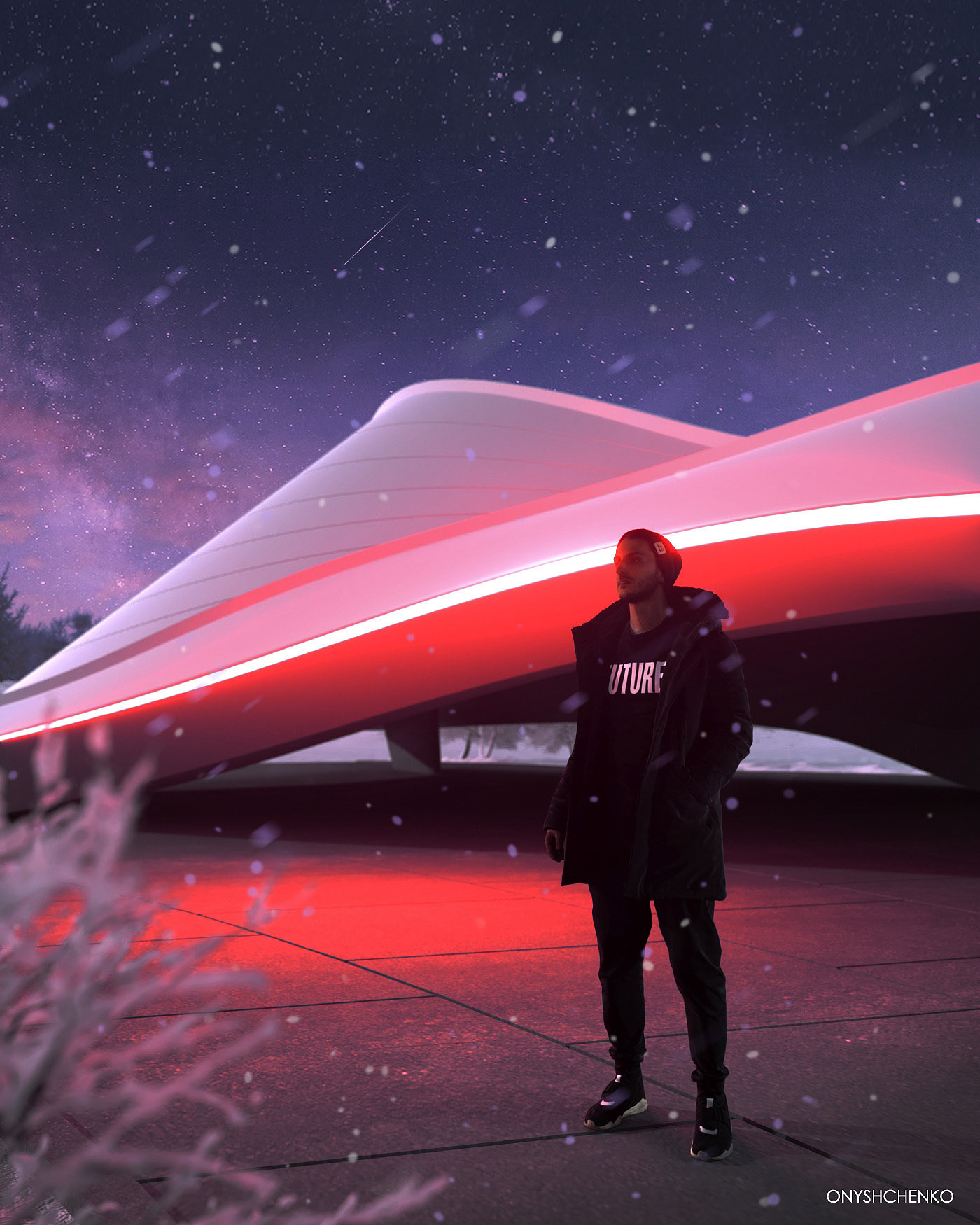 conceptual design，Architectural design，Futuristic，