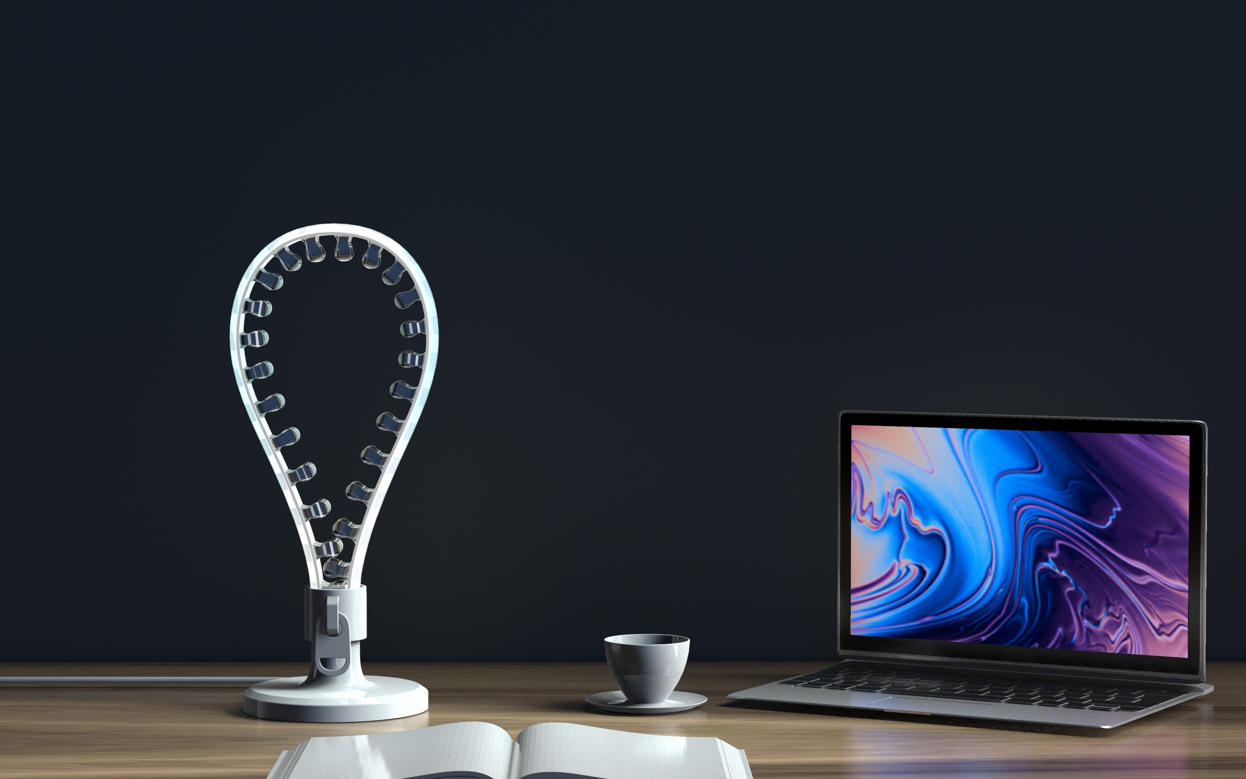 Lamp design，Creative design，Zipper application，Home Furnishing lighting，