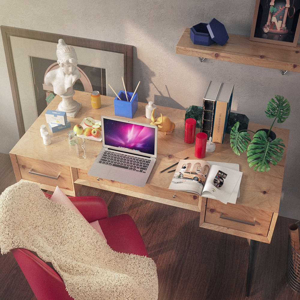 Simplicity，Macaroon，Rendering，oc，Render，