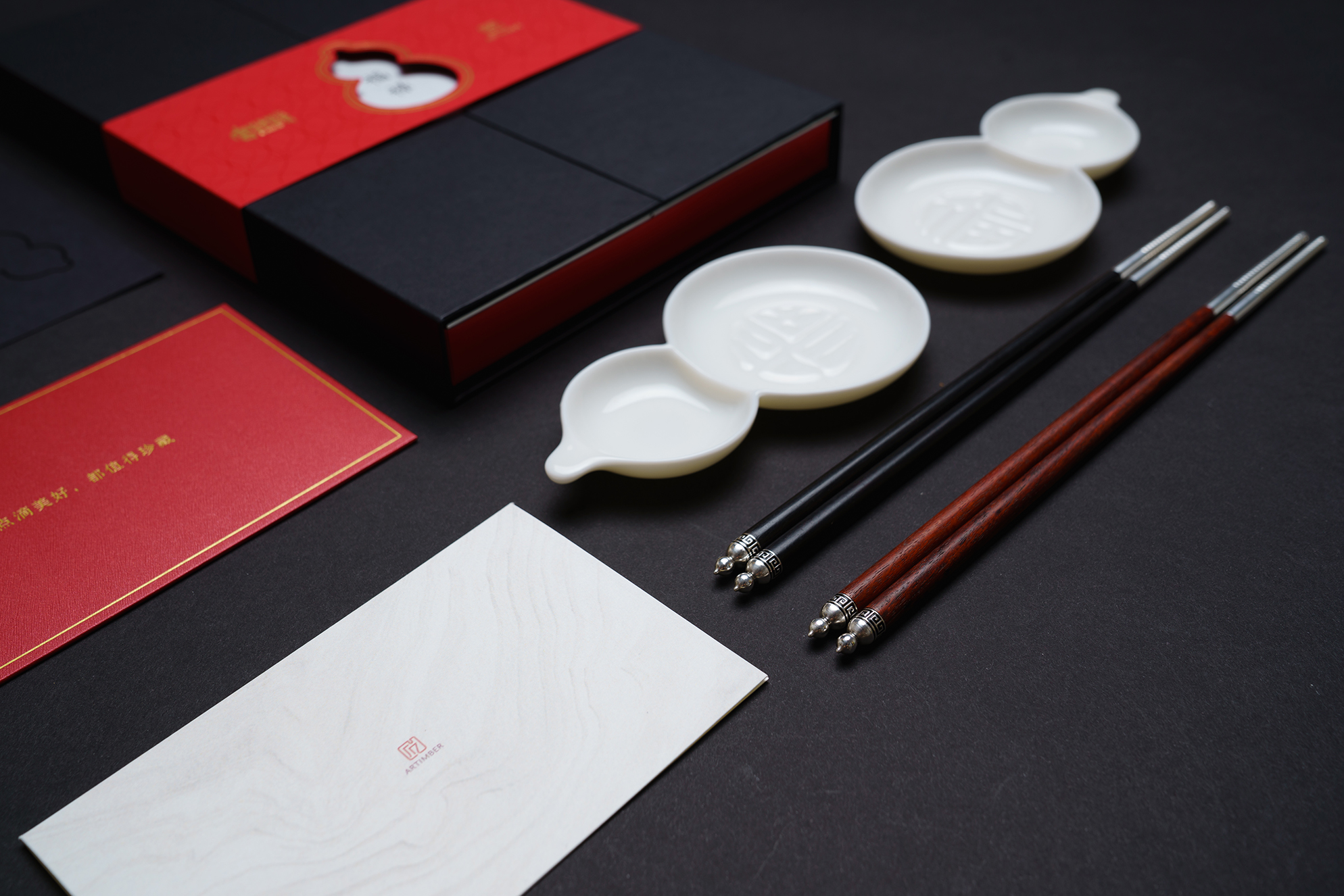 Craftsman，Cultural creation，Mahogany，chopsticks，New Chinese style，