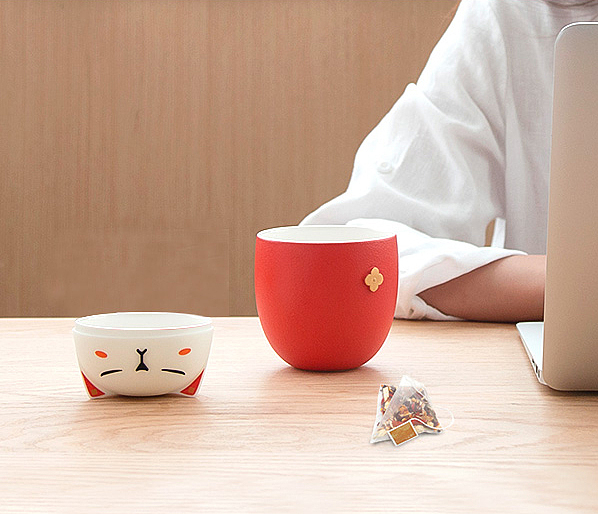 Poxi，the Imperial Palace，Cat governor，Tea cup，
