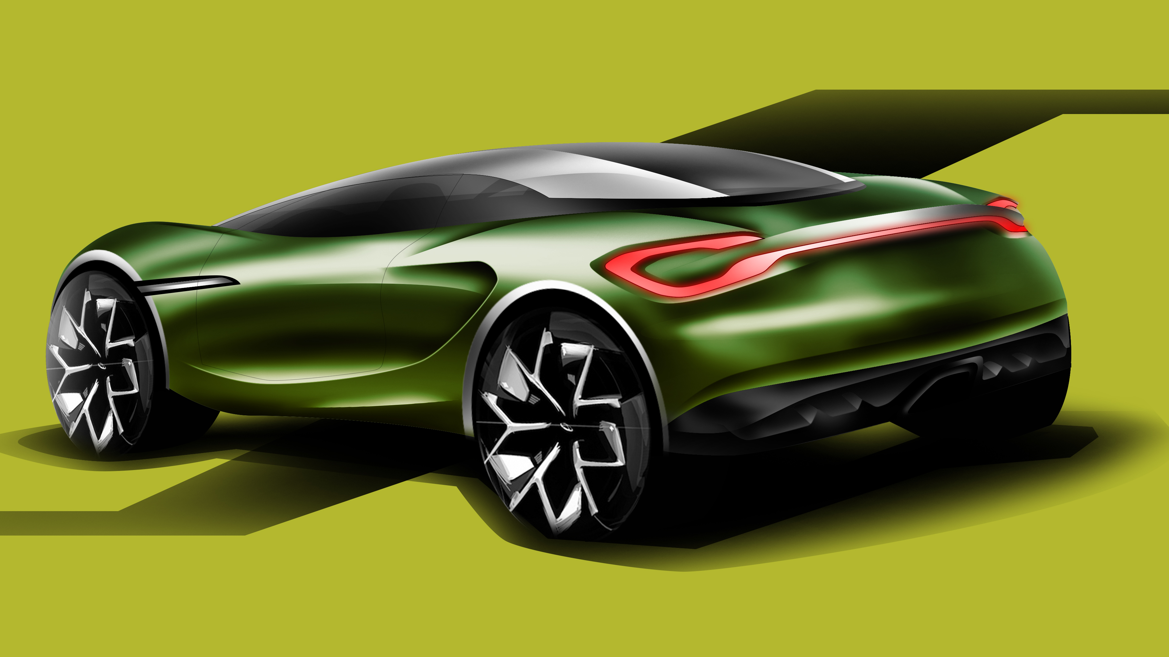 Car 2d rendering，