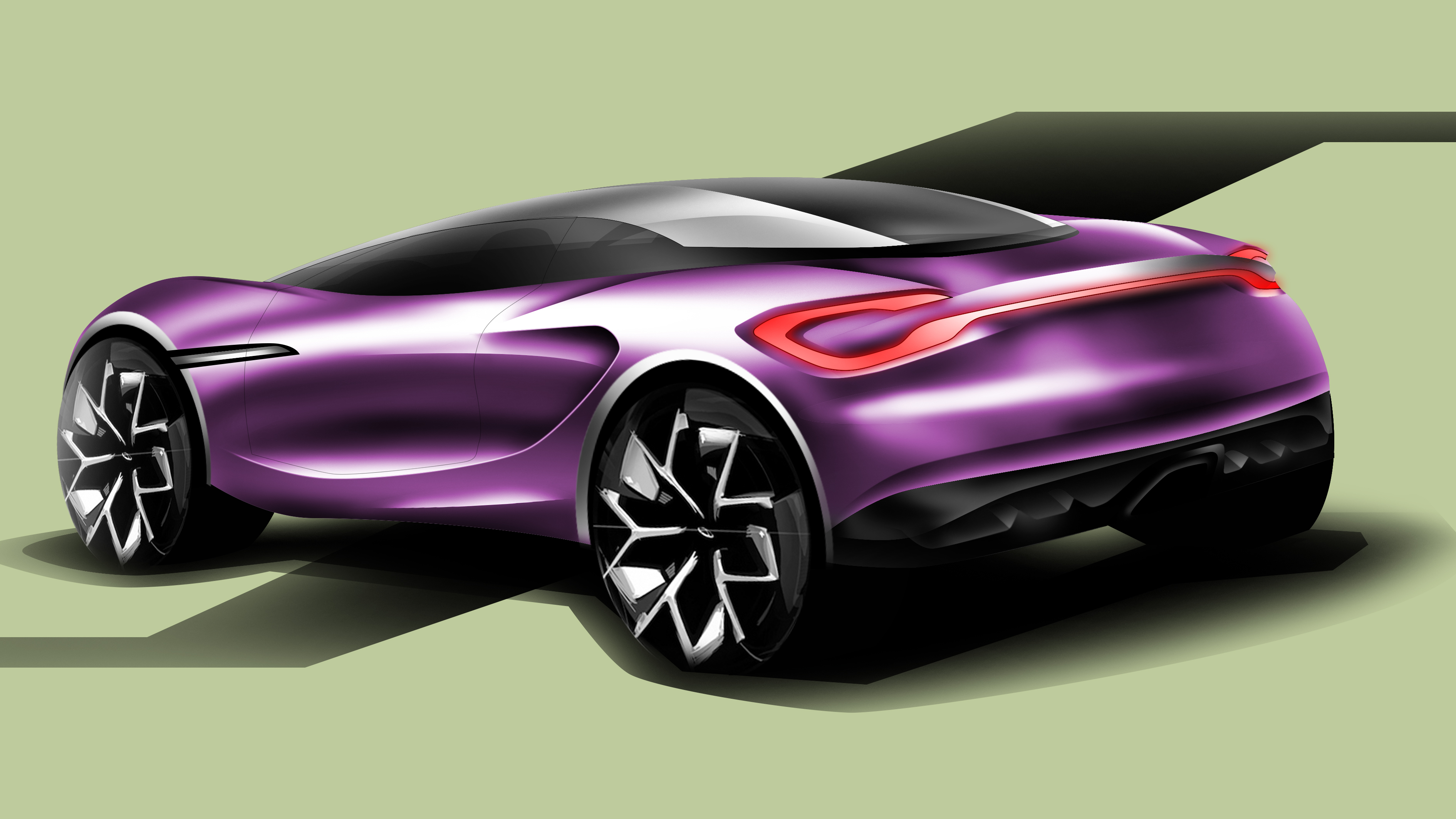 Car 2d rendering，