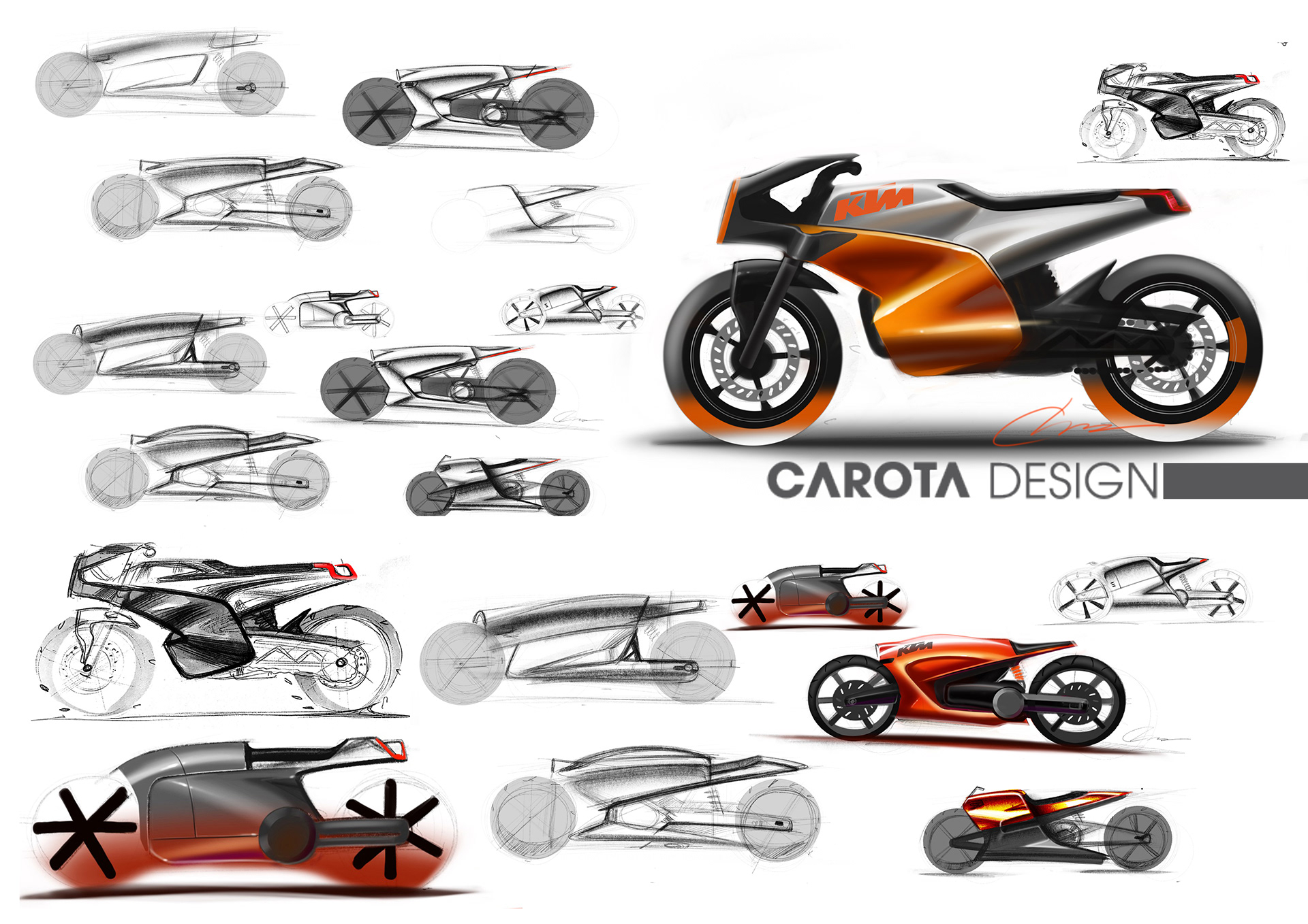 fashion，Design，motorcycle，CRT，