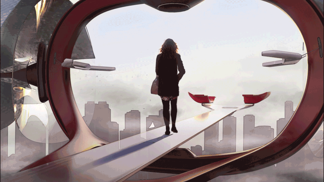 eVTOL，conceptual design，Balcony design，