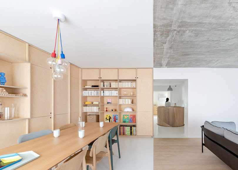 木质，室内设计，Sacha公寓，