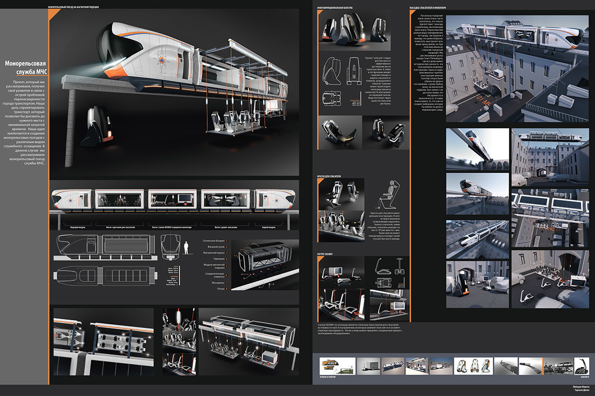 Future traffic，Transportation，train，Monorail car，