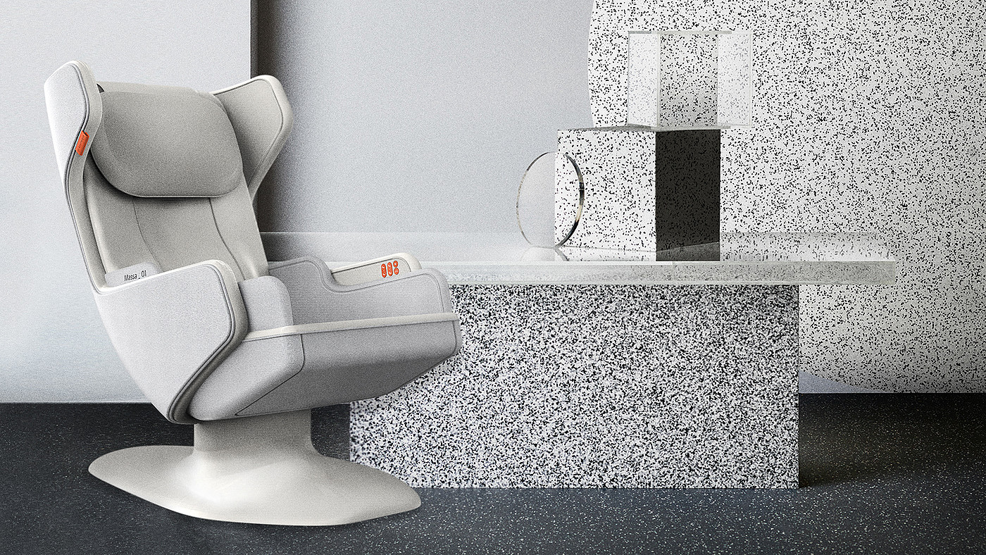 Mass_01，intelligence，Design，Massage chair，