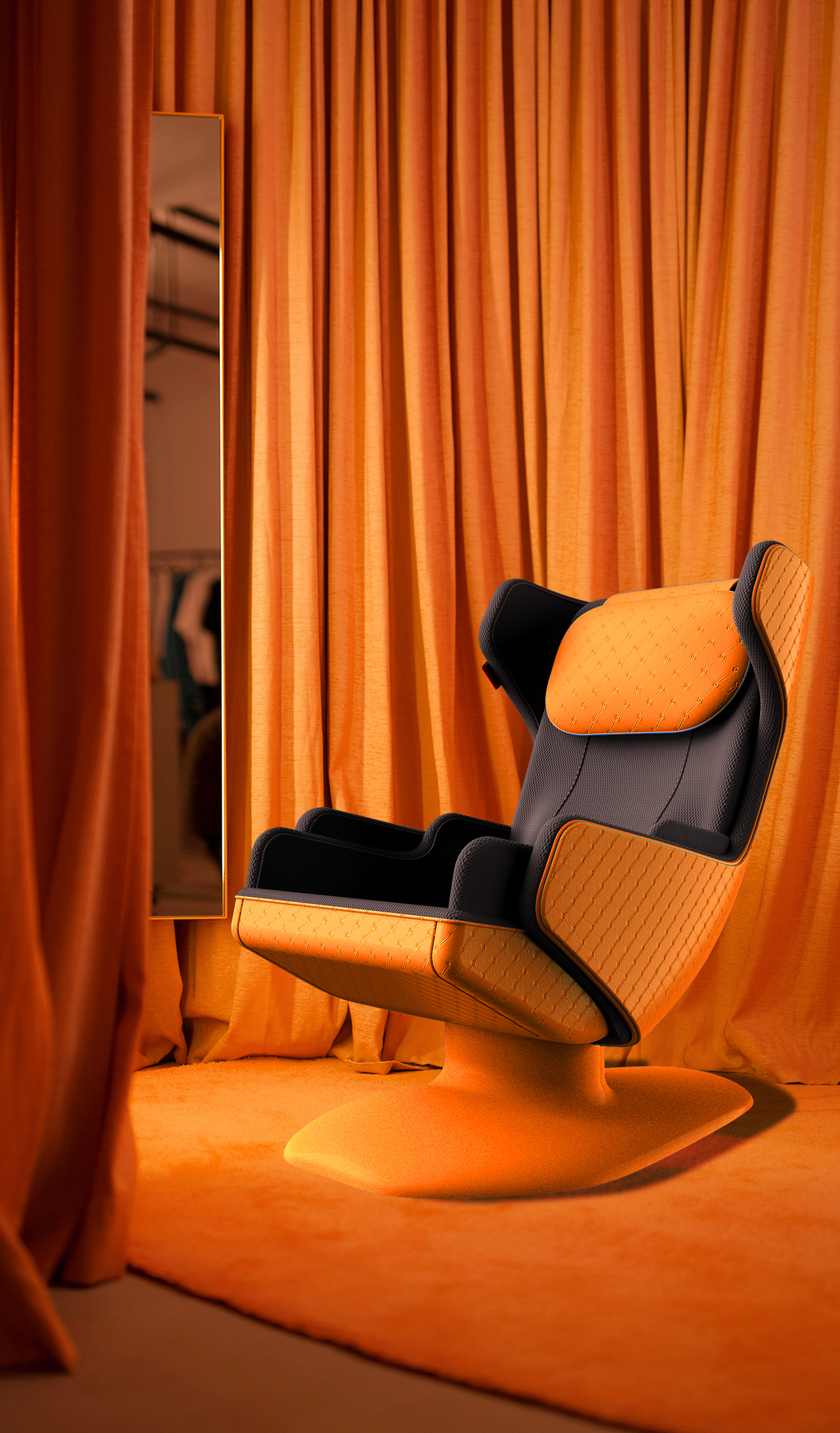 Mass_01，intelligence，Design，Massage chair，