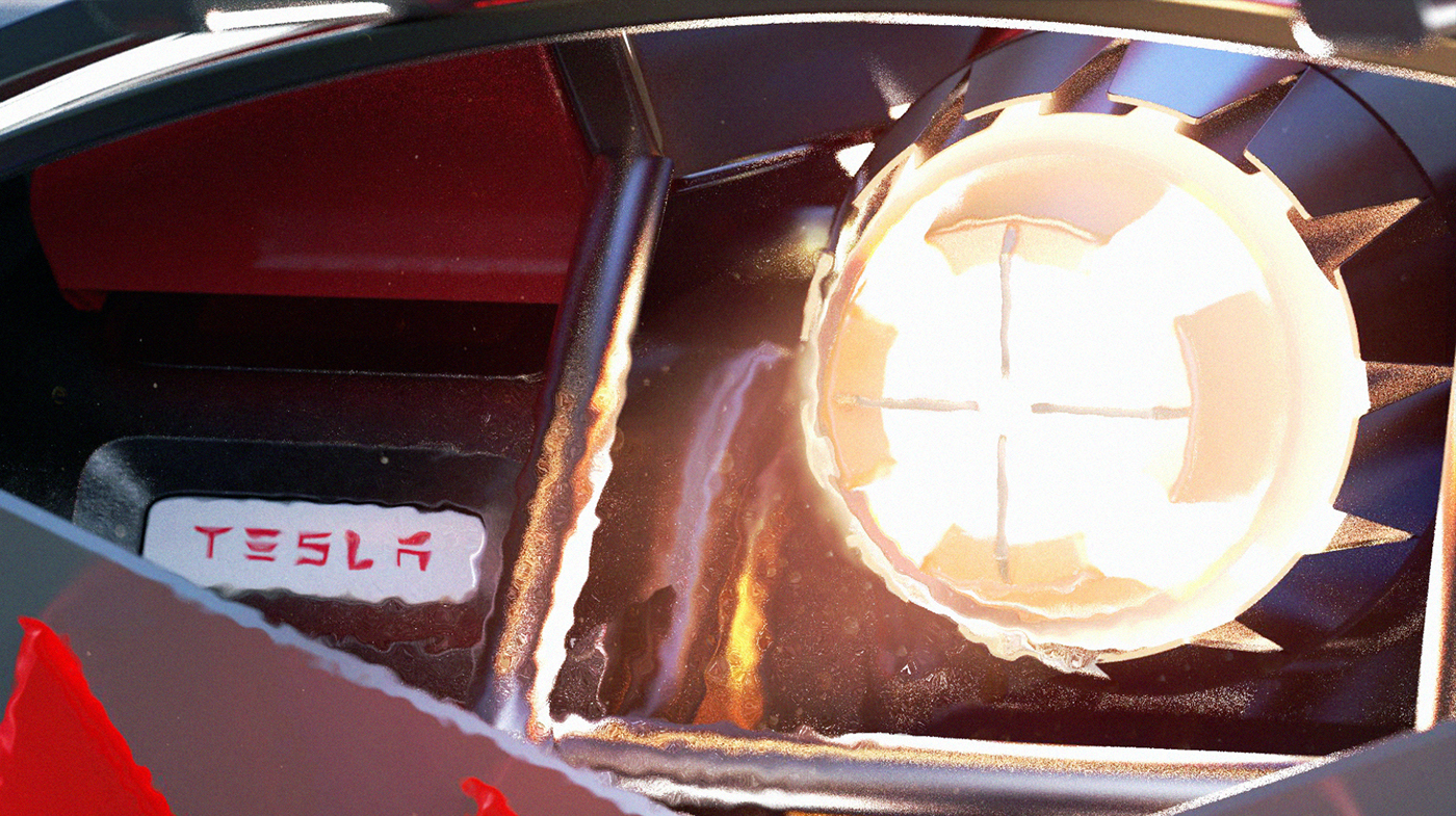 Tesla，racing，Sports car，