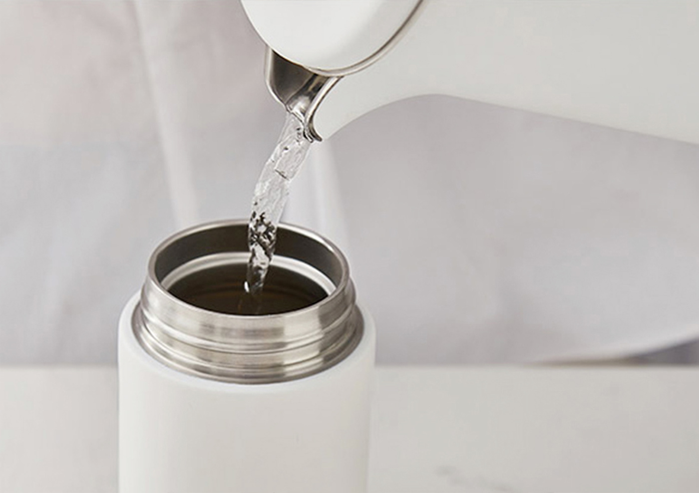 white，vacuum cup，Solista Thermal，