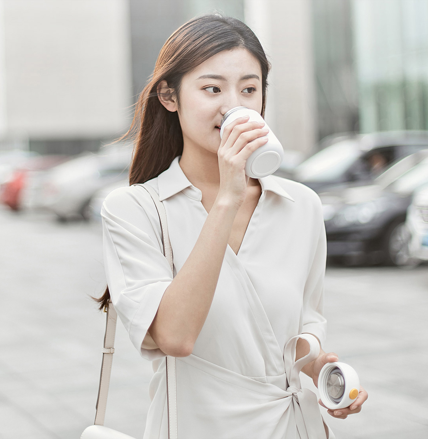 white，vacuum cup，Solista Thermal，