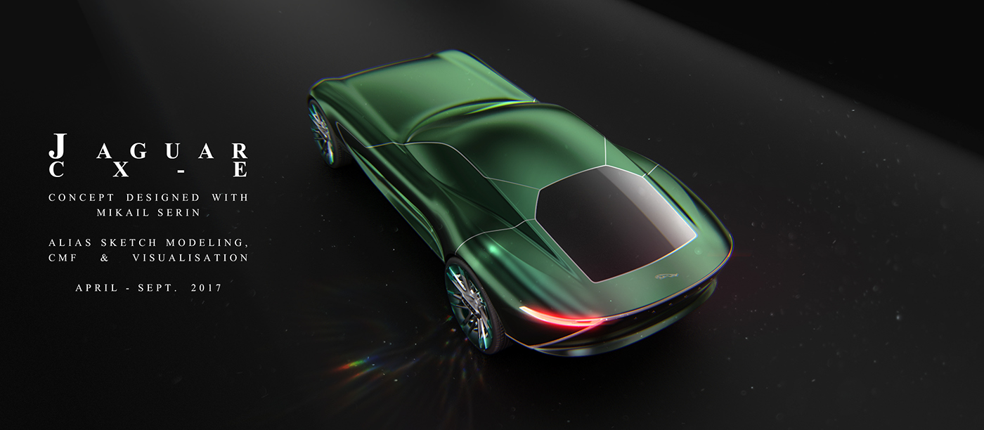 green，Automobile design，CX-E Jaguar，