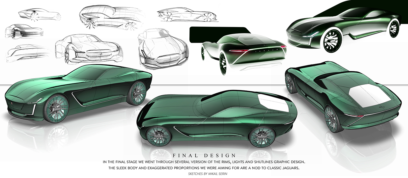 green，Automobile design，CX-E Jaguar，