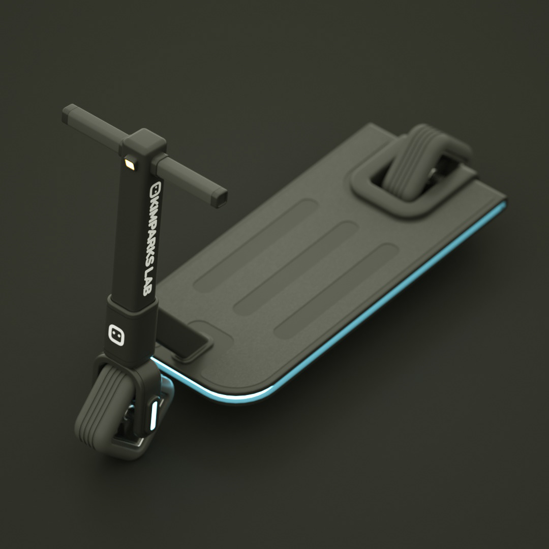 KIMPARKS LAB，Scooter，black，