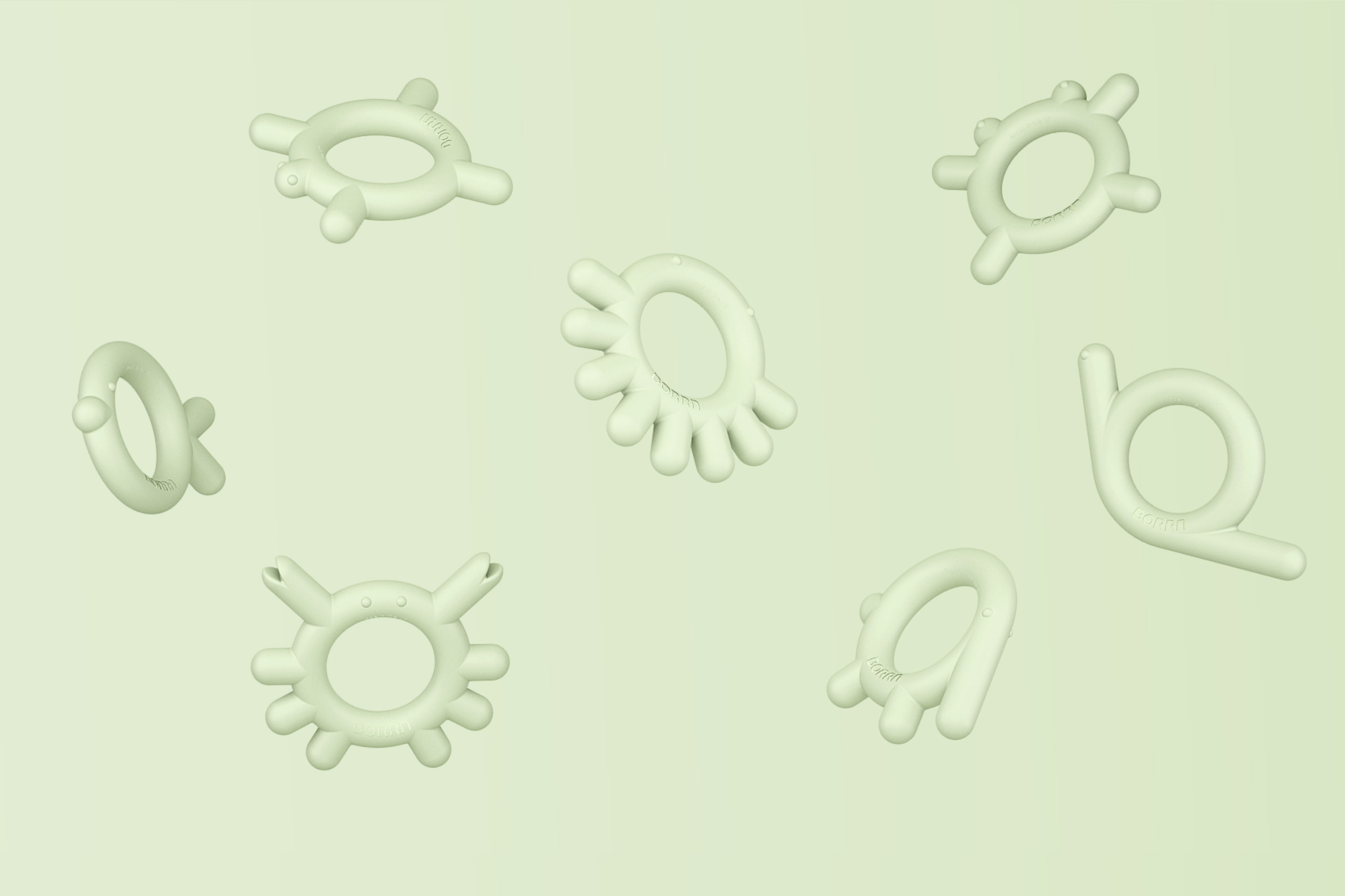 reddot，Baby gum，Source，Borrn Teethers，