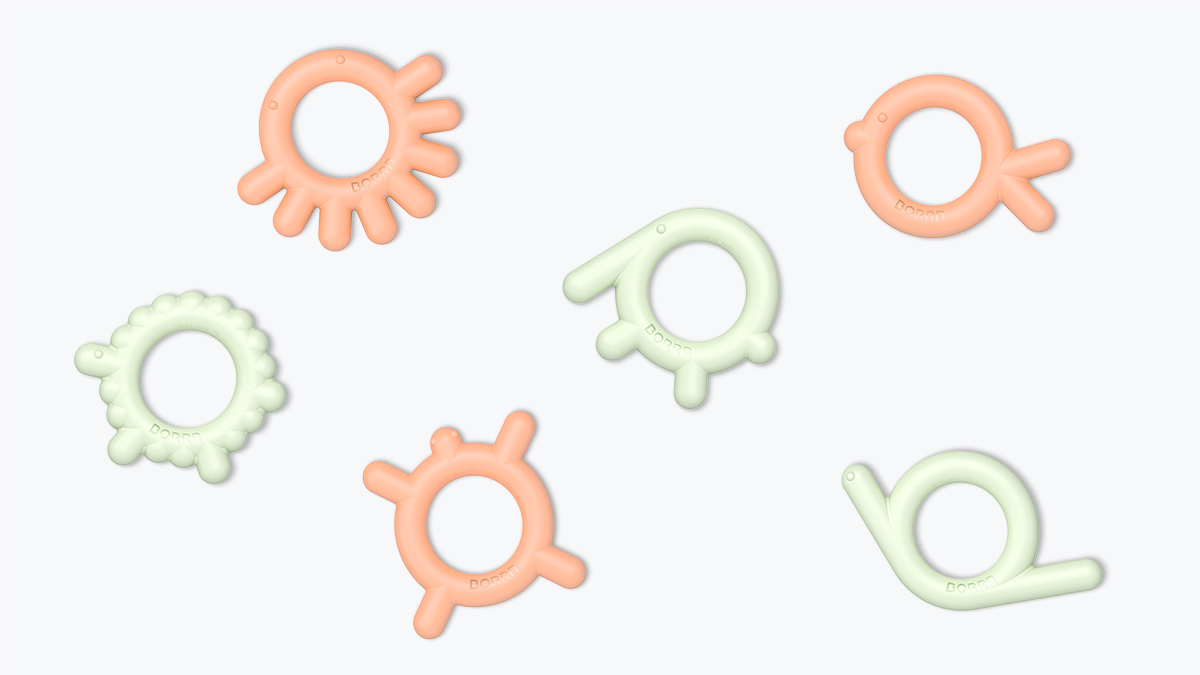 reddot，Baby gum，Source，Borrn Teethers，