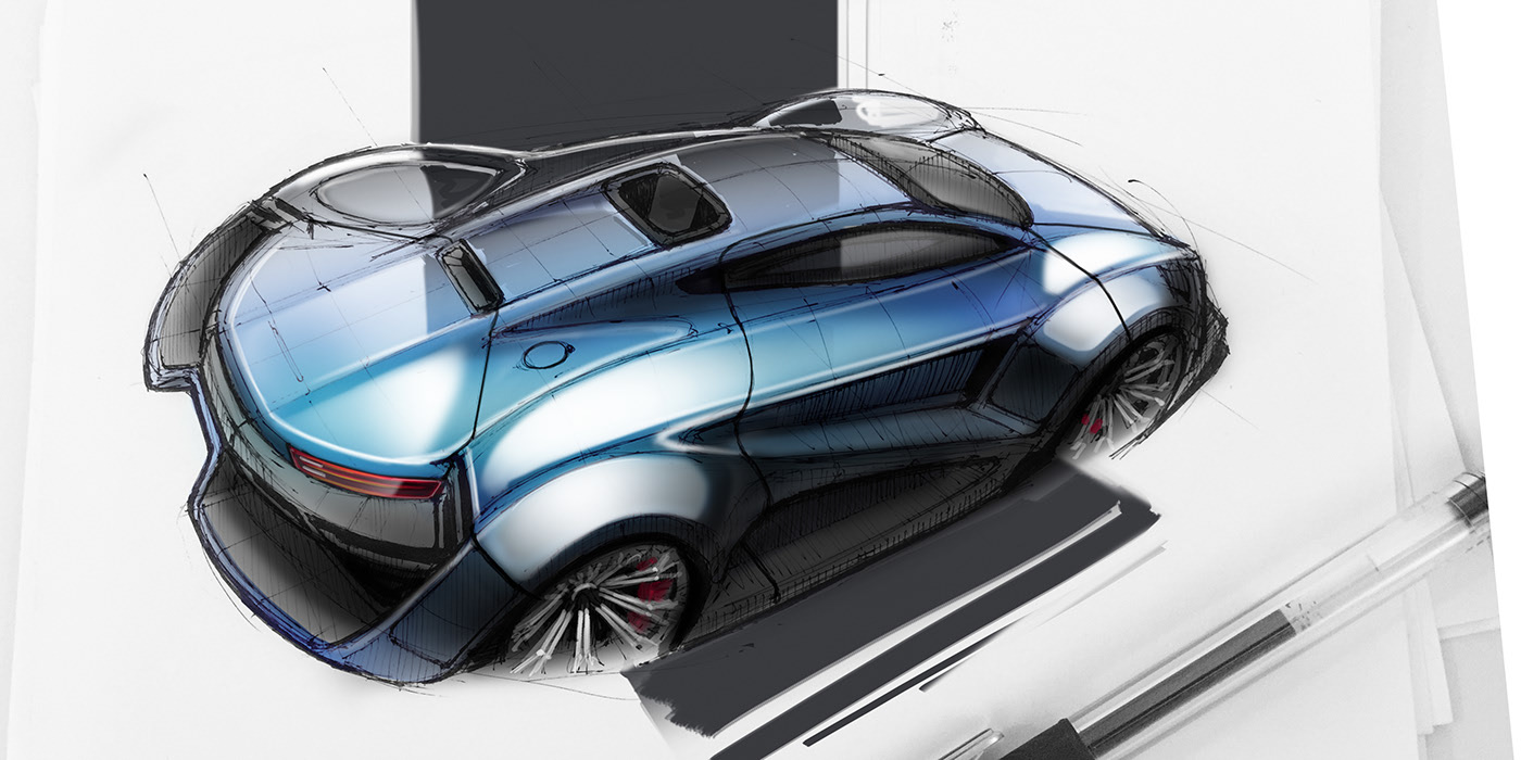 Hand drawn，vehicle，