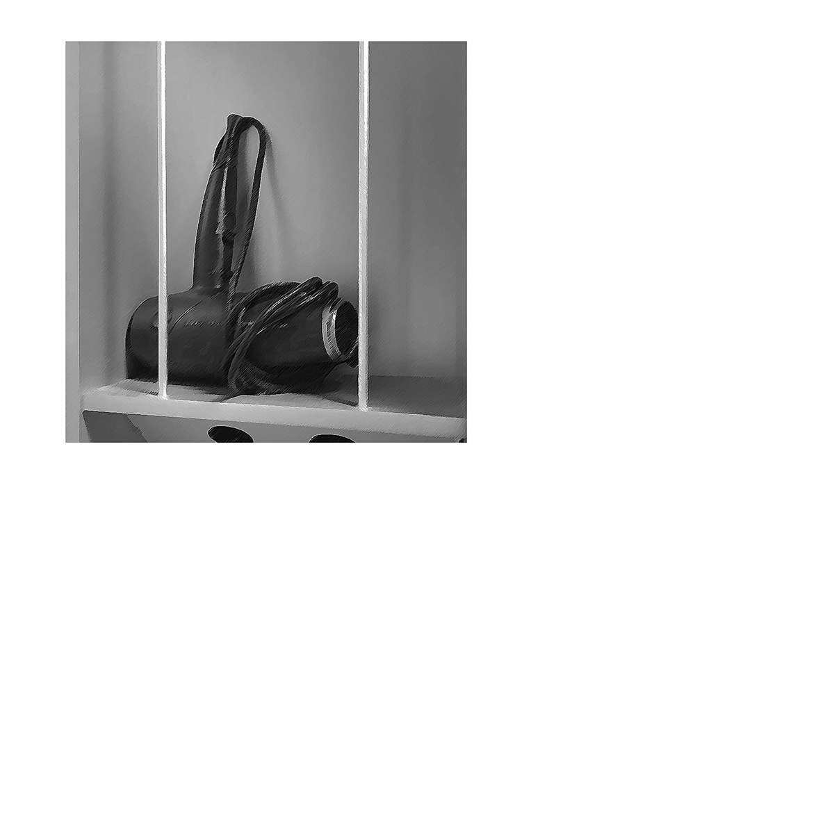 Minimalist，hair drier，SQUARE CIRCLE，