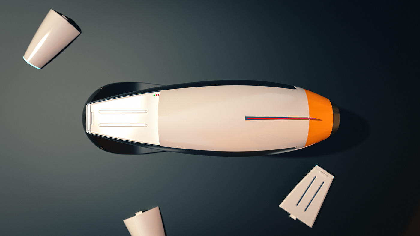 3D rendering，Pistol design，Sci-Fi Pistol，