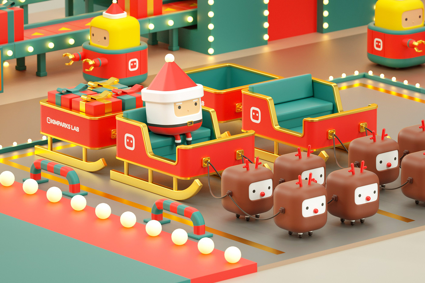 Exhibition hall design，Cartoon design，KIMPARKS LAB，