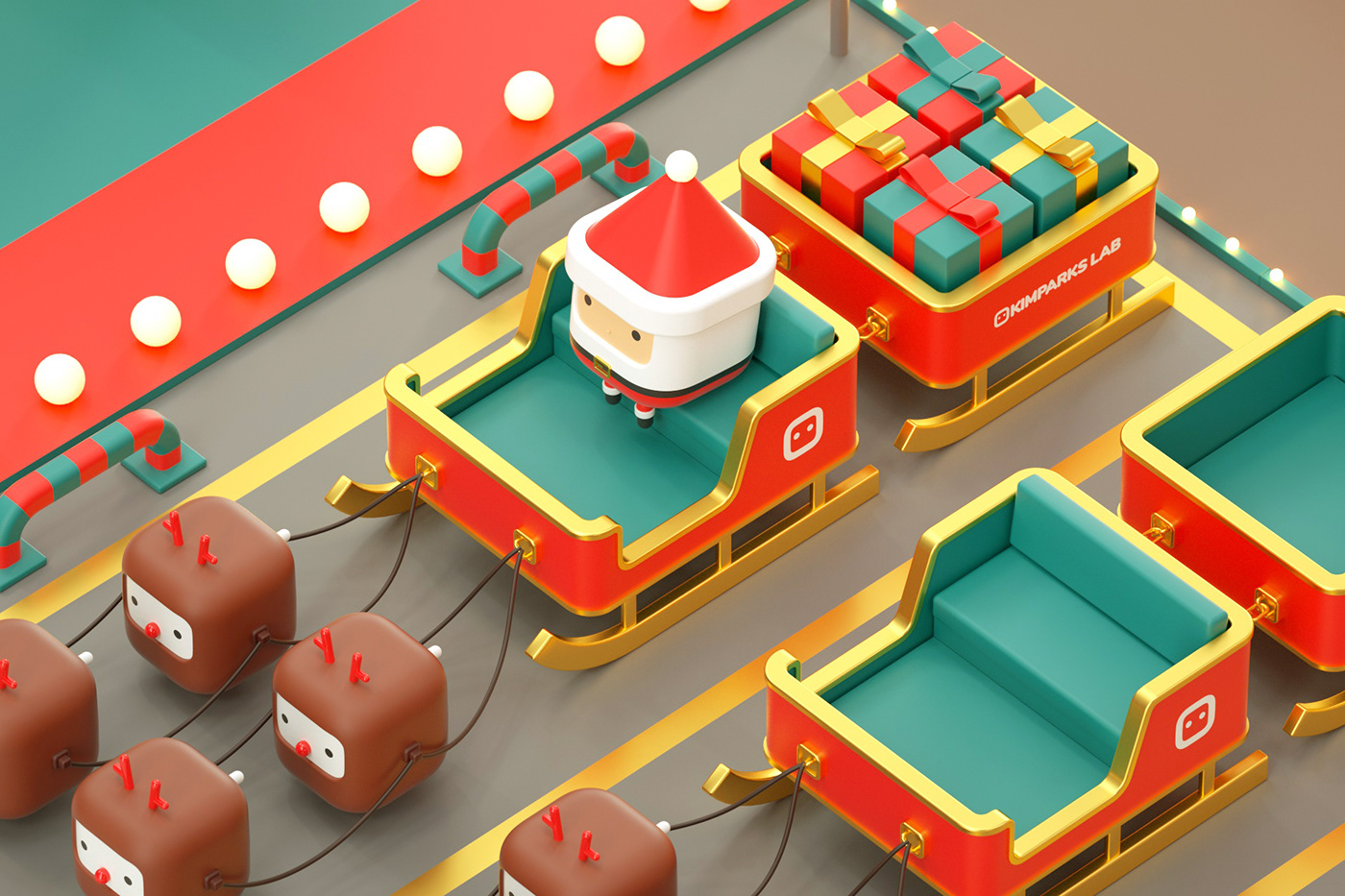 Exhibition hall design，Cartoon design，KIMPARKS LAB，