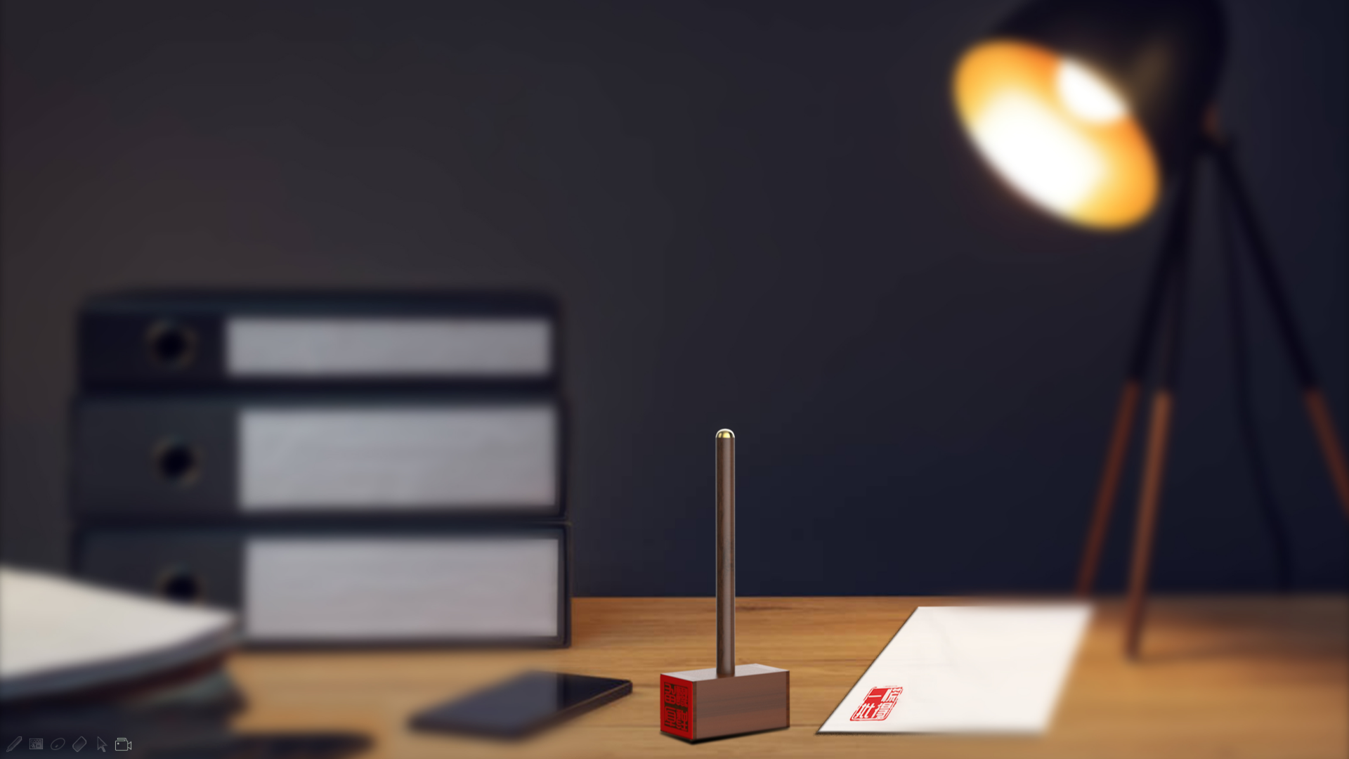 Interesting seal, hammer decompression, office pen，