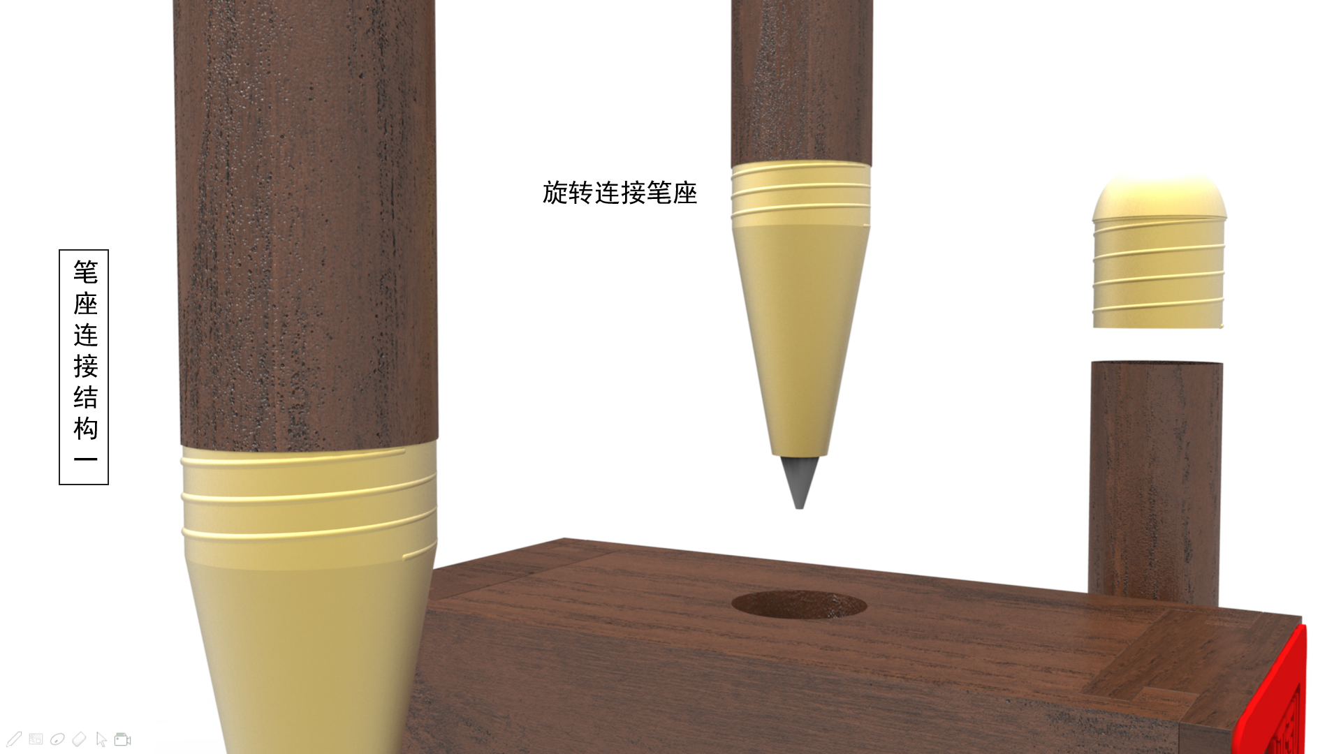 Interesting seal, hammer decompression, office pen，