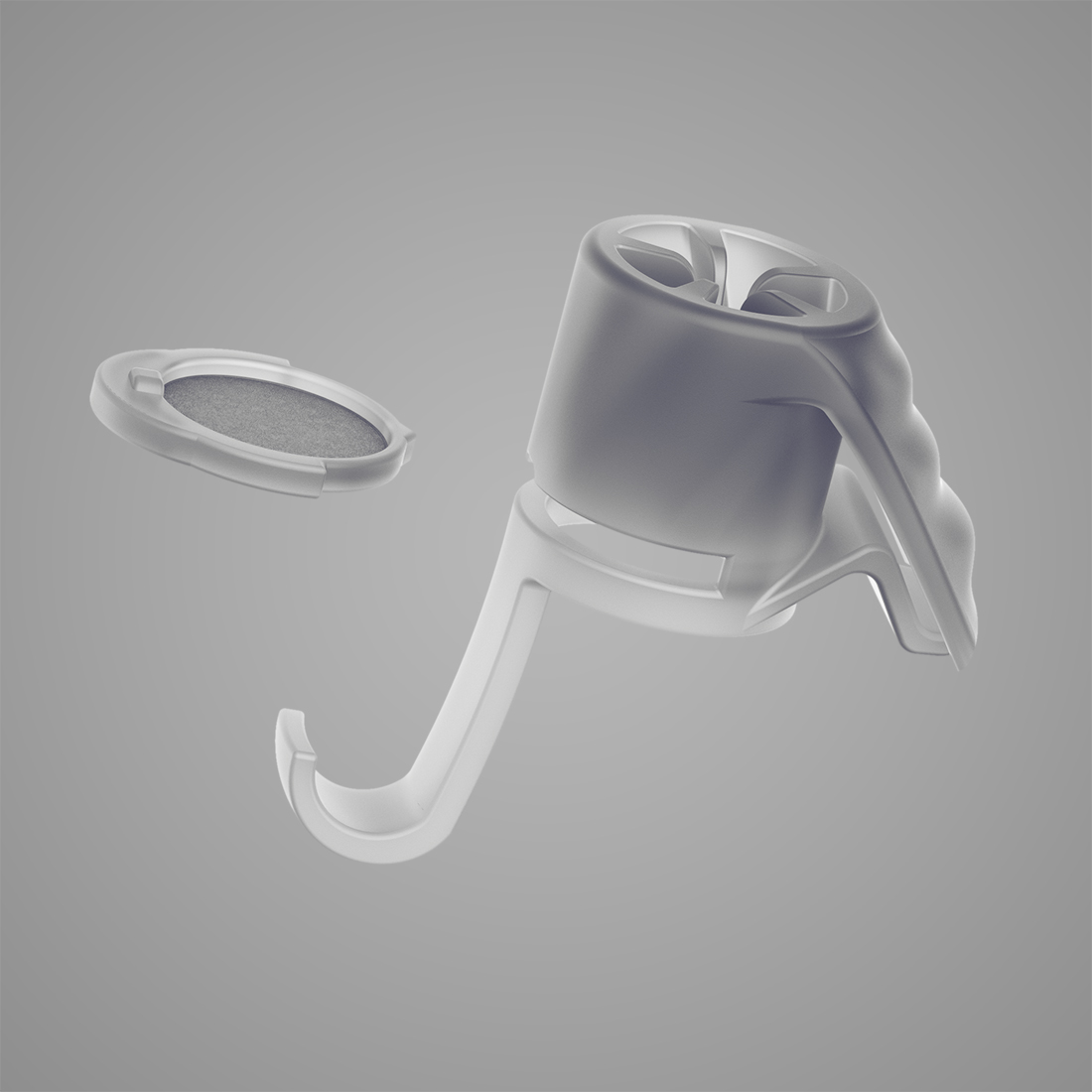 medical care，nose，Nasal booster，3d，