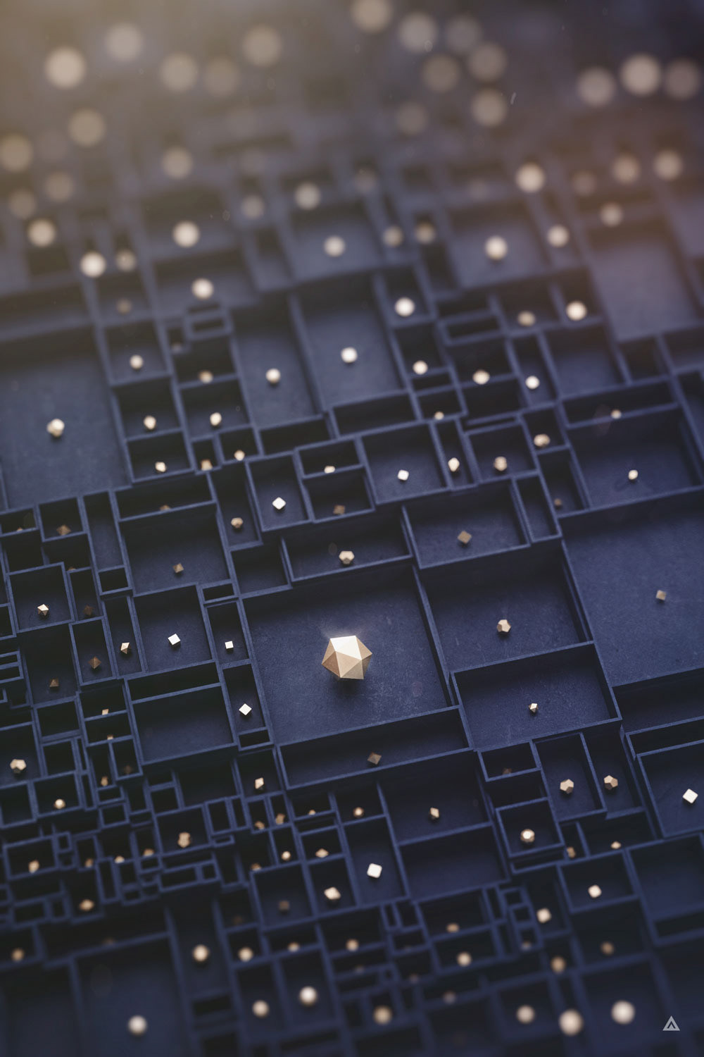 to subdivide，Digital art，cgi，poster，