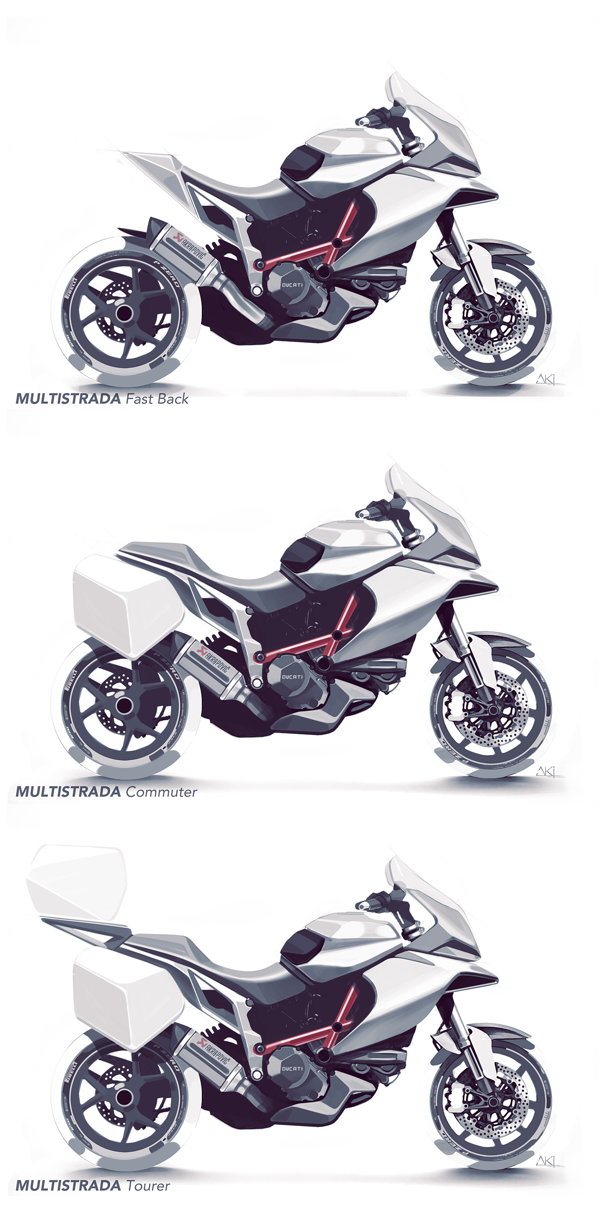 Hand drawn，motorcycle，vehicle，industrial design，product design，