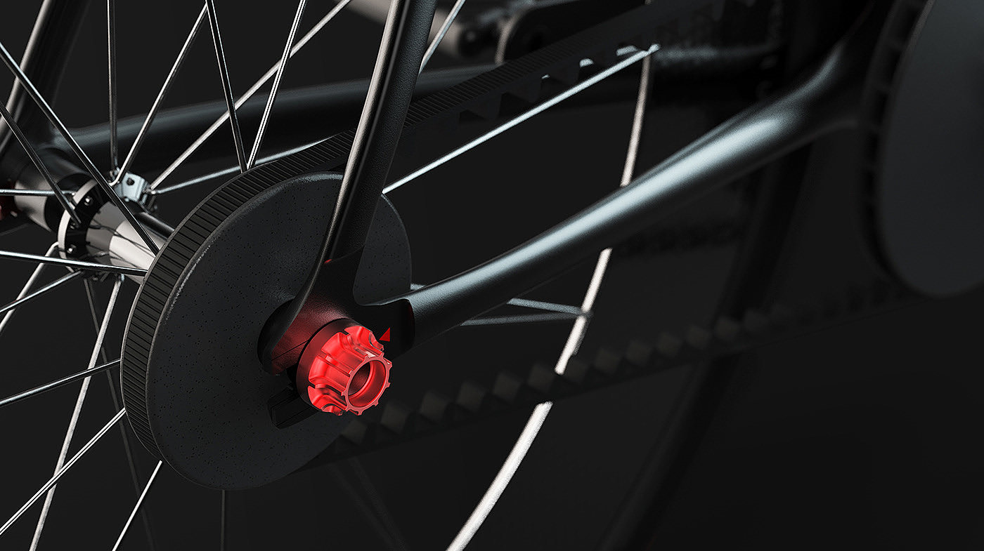 Fusion 360，transport，Rendering，Bicycle，