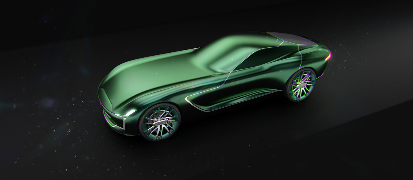 automobile，modeling，Render，Concept Car，
