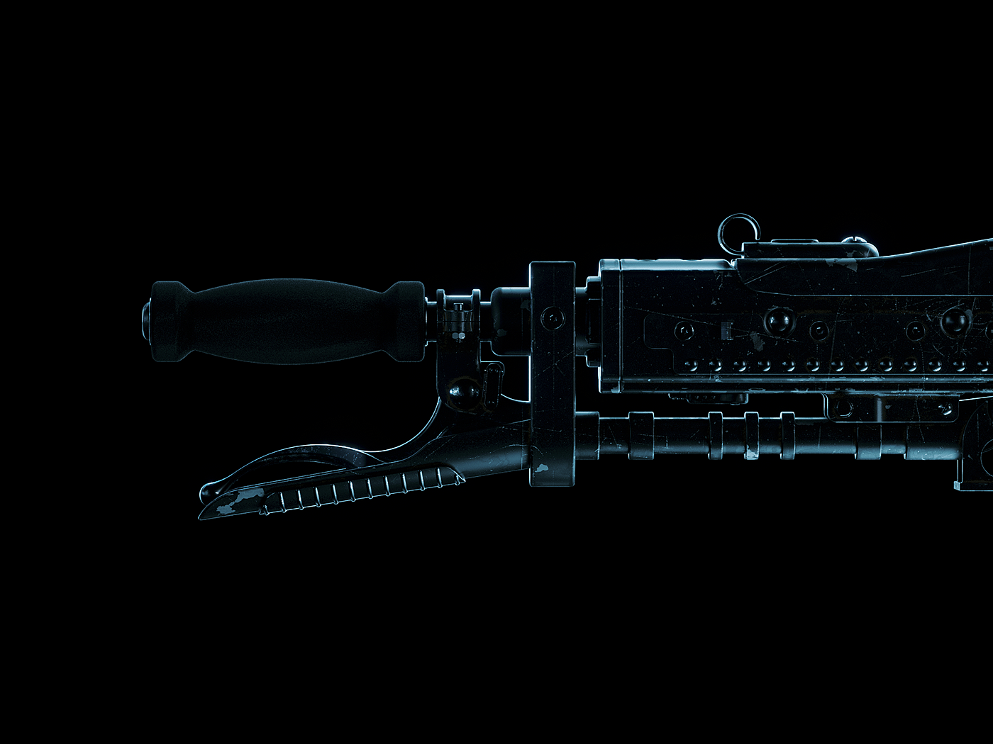 Alien M56 smart gun，arms，firearms，