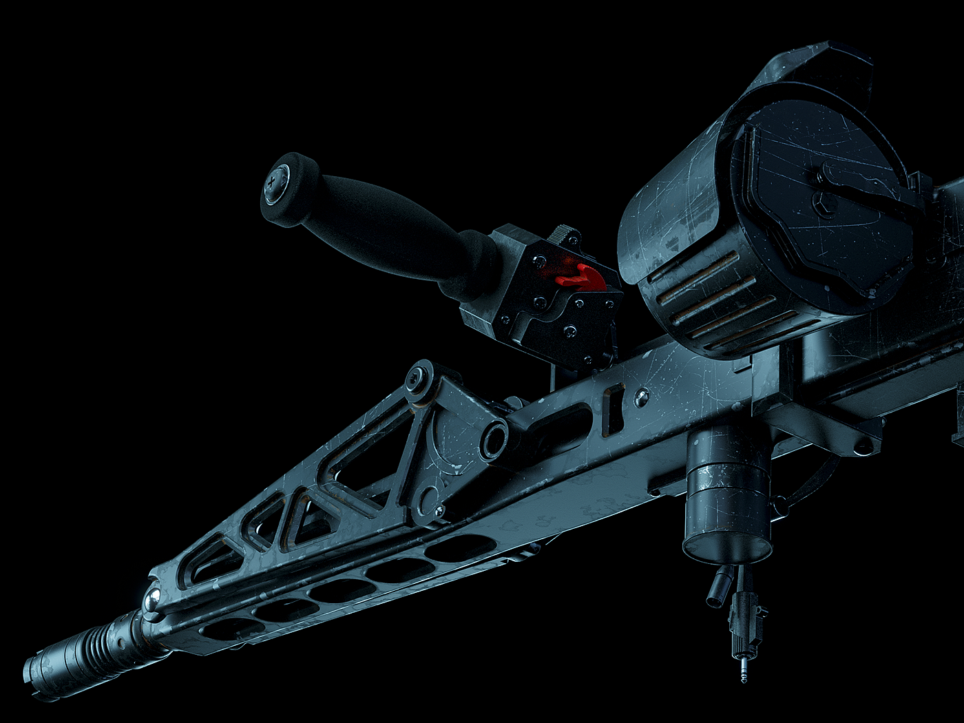 Alien M56 smart gun，arms，firearms，
